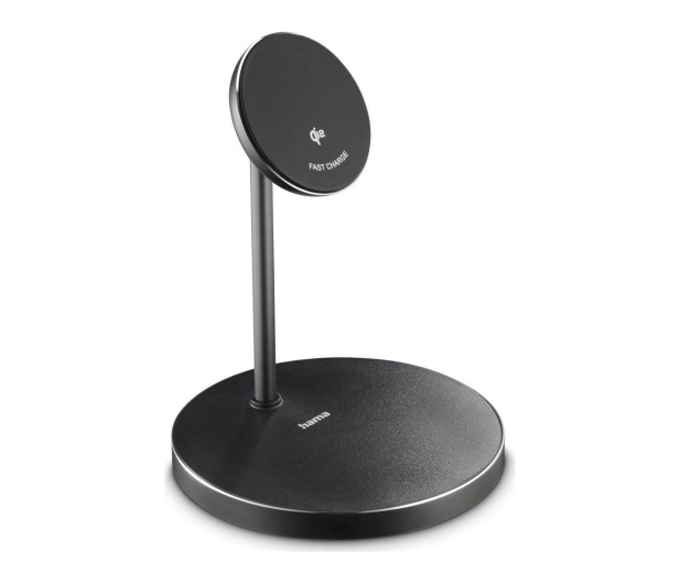 Hama ŁADOWARKA INDUKCYJNA STAND Qi2 FAST CHARGE 15W CZARNA - 1548495 - zdjęcie